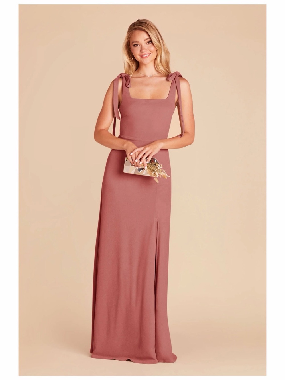 Birds Grey Alex Dress in Crepe Mulberry